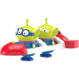 Aoshima Bunka Kyozai Rakupla Tokotoko No.DP-05 Toy Story Alien Rocket Color Coded Plastic Model