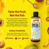 Barlean's Mango Peach Omega 3 Fish Oil Liquid Supplement with