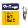Oval Nails Bright, 50MM (225G), Nail Fasteners, Hardware - 12016