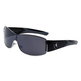 Khan Jolt - One Piece Shield Sports Sunglasses (Grey)