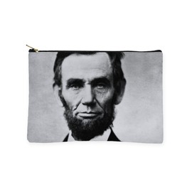 CafePress Abe Lincoln Puzzle Zipper Makeup Pouch, 8.5"x6"