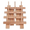 12 Spools Wooden Sewing Thread Holder Foldable Bobbin Hanging Rack