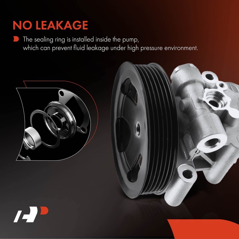 A-Premium Power Steering Pump, with Pulley, Compatible with Mercury Milan