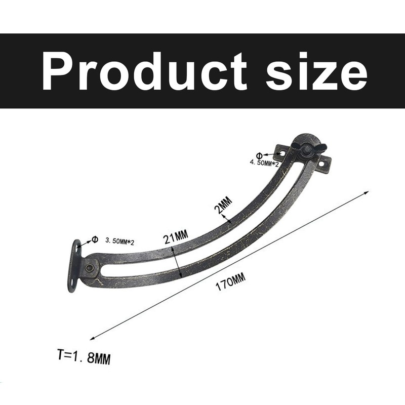 Flap Fitting Flap Support Hinges Cabinet Folding Hinge - Pack