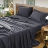 MooMee Bedding Sheet Set 100% Washed Cotton Linen Like Textured
