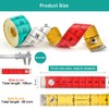 2 Pack 150cm/60in Soft Flexible Tape Measure, Dual Sided Body