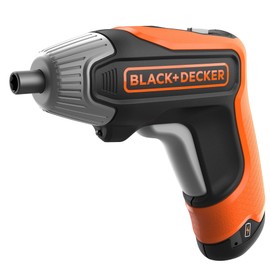Black+Decker Rapid Screwdriver 3.6V Cordless with Bits and Storage Case, 3.6 V, Orange BCF611CK-GB