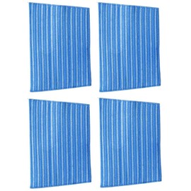 Ximoon RMF 4X Ultra Clean Pads Washable Steam Cleaning Mop Pads Replacement for Haan FS SI MS Steamers SI-40 SI-70 SI-35