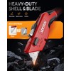 VOTREK Box Cutter Utility Knife, [2-in-1] Retractable Box Cutter, Heavy