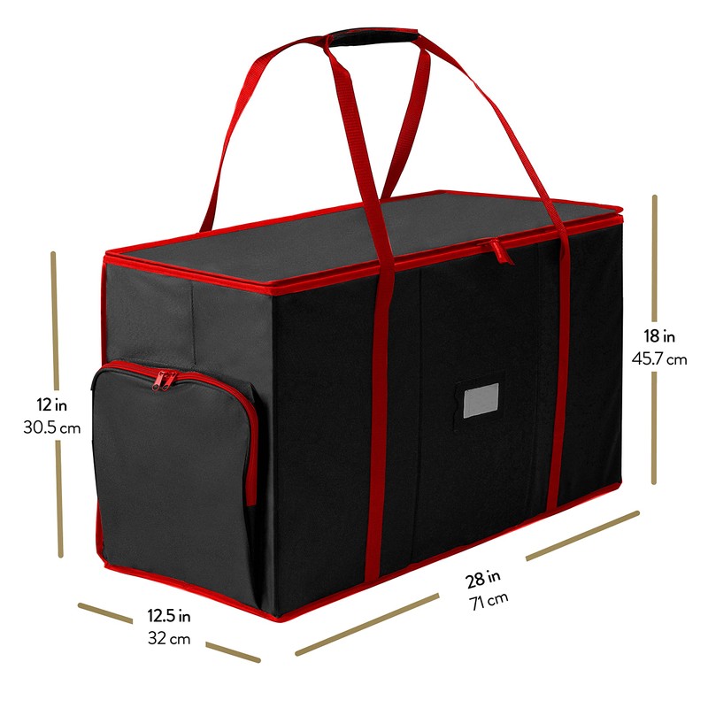 ZOBER All in One Christmas Ornament Storage Box & Decoration