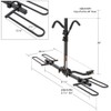 Elevate Outdoor BC-4071-2 Platform Hitch Bike Rack, Fits 2 Bikes