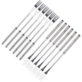marion10020 Fondue Forks Fondue Skewers with Markings Stainless Steel 26 cm Set of 12