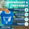 Water Carrier Camping Bottle Collapsible 2 x 5L BPA Free