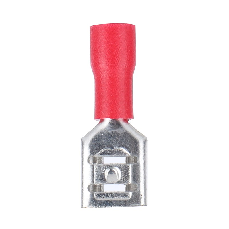 Insulated Spade Wire Connector FDD1.25‑250 Female Sturdy Durable Stable Convenient