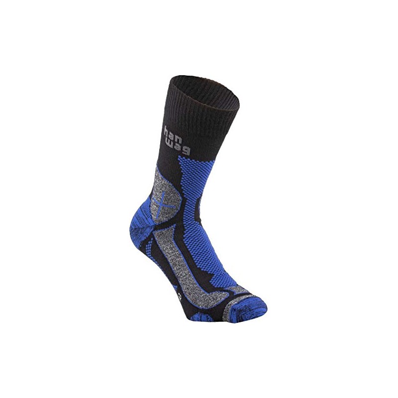 Hanwag Trek Merino Socks Black/Blue, black