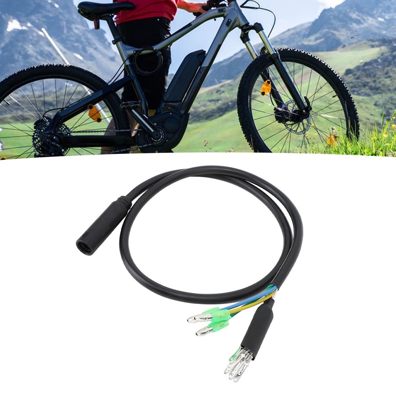 Electric Bike Motor Extension Cable M6 Female 9 Pin Waterproof