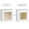 LotFancy 60pcs Small Cookie Boxes, 4x4x2.5 Inches, Bakery Boxes with