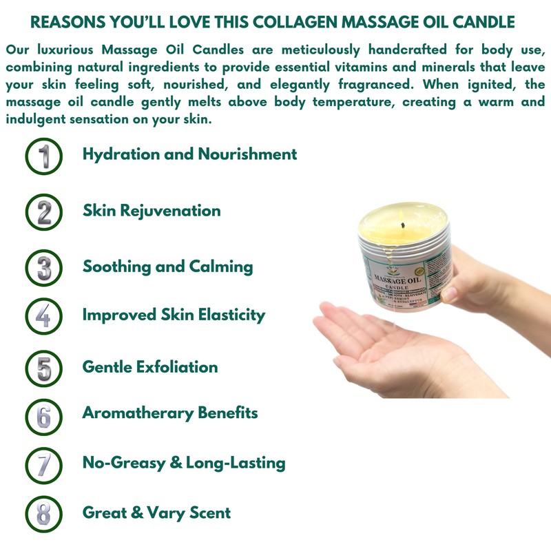 Royal Candles & Spa Products Massage Oil Candle (Rose Petals)