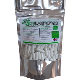 100 Hydrolyzed Collagen Capsules 1000mg Bee-natural