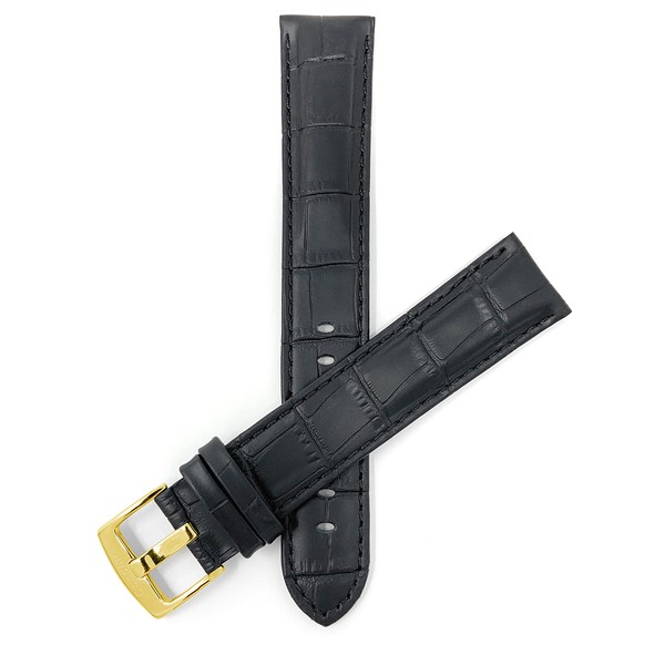 Bandini Triple Extra Long (XXXL) 24mm Mens Leather Watch Band,