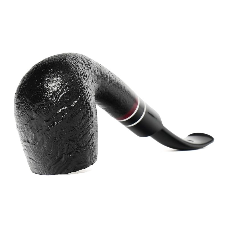 Briars Handmade Pipe with Black Bent Saddle Stem Fit 9mm