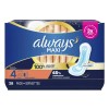 Always Maxi Pads Size 4 Overnight Absorbency Unscented without Wings,