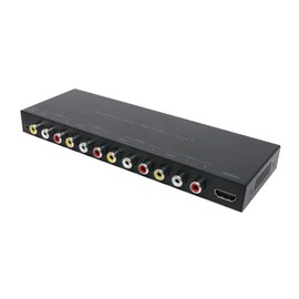 MCO AV to HDMI Converter, 4 Input, 1 Output, Can Output Retro Game Consoles or VCRs to HDMI Z1511