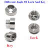 VOSANTU 3/8-16 304 Stainless Steel Anti-Theft Locking Nuts 16TPI Security