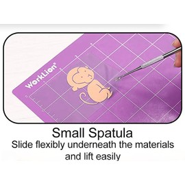 A2Z 6pc Basic Cricut Maker & Vinyl Weeding Tool Kit, Stainless Steel Paper Craft Scrapbooking Tool for Silhouettes Cameos, Lettering Pokey Tools Hook Pick with Scraper Spatula DIY Crafting Hobby Set