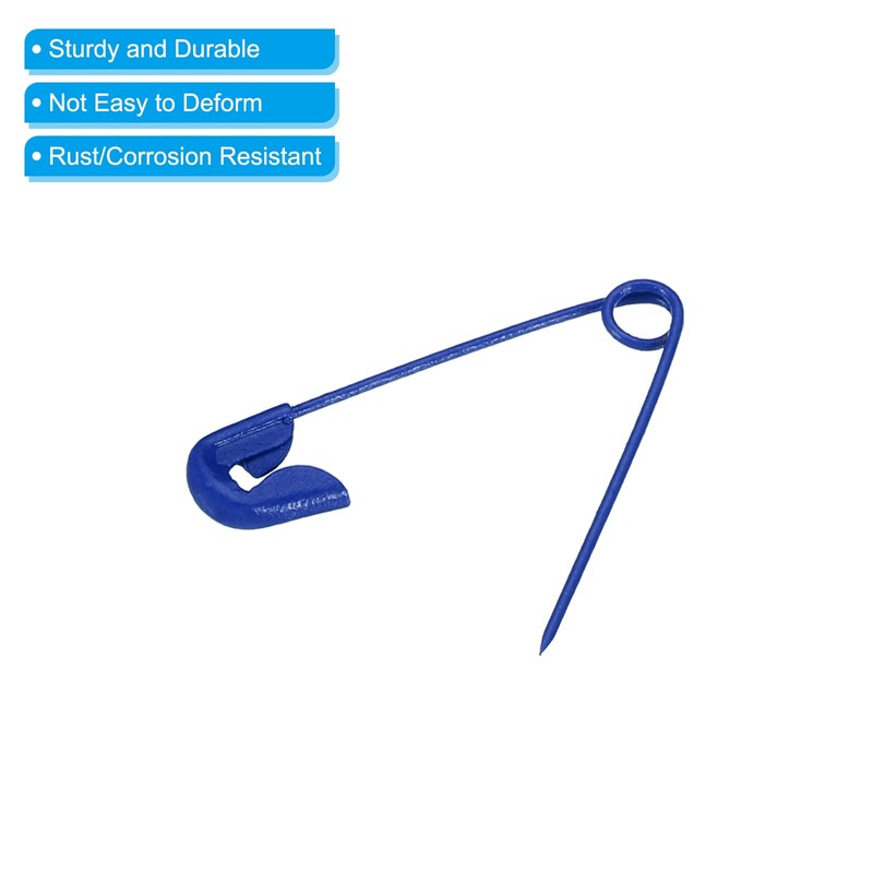 sourcing map Safety Pins 0.98 Inch Metal Small Sewing Pins