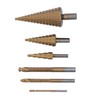 Step Drill Bit Set Universal Triangle Shank HSS High Hardness