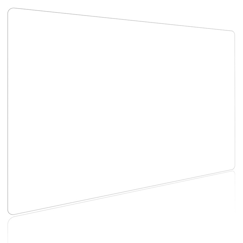 Desk Mat for Children and Adults - Desk Mat White