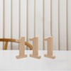 COHEALI Blank Wooden Number paper mache letters paper mache numbers