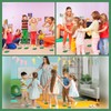 40 Pcs 4" Leaf Carpet Markers for Classrooms