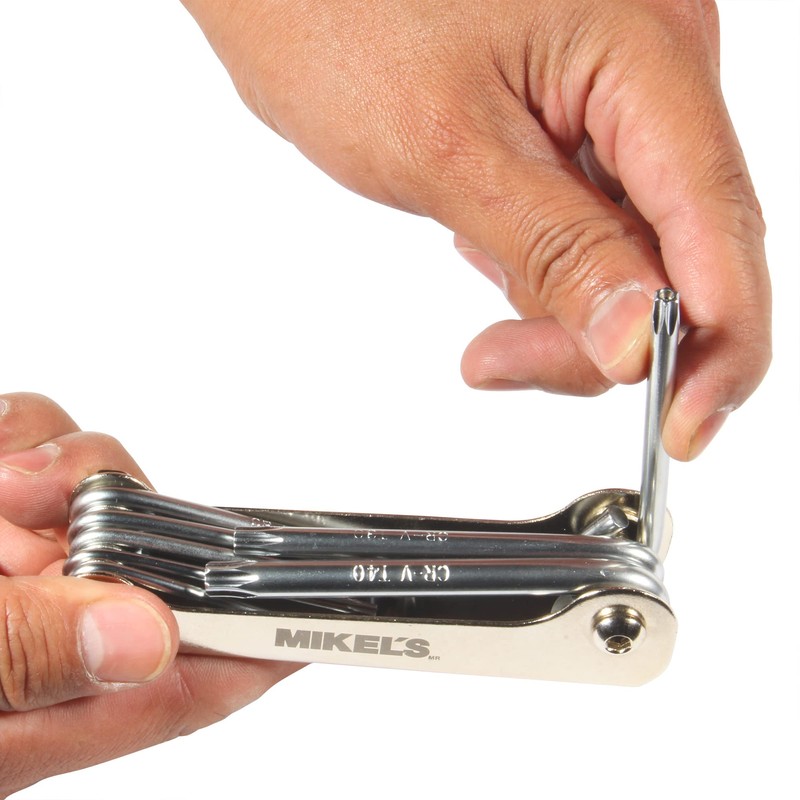 Mikel's JTN-8 Juego de Llaves Torx Tipo Navaja, 8 Piezas