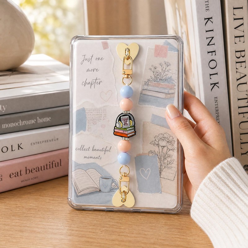 Hand Strap Holder for Kindle Silicone Beaded Reading Theme