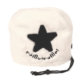 Golf Headcover Iron Cover Faux Fur Star Fluffy Boa (White)