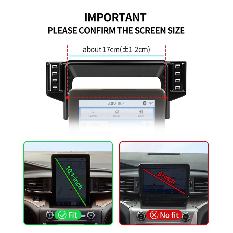 Car Phone Holder for Ford Explorer 2020-2024 10.1" Screen Magsafe