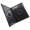 ag wallets 2 ID Leather Bifold License Holder (Black)