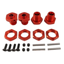 17mm Aluminum Wheel Hex Hub & Nut Set – RC Car Upgrade for Arrma 1/8 Typhon 4X4 3S BLX & 550 MEGA, Fits Hex Wheels, Replaces #AR310906#ARA310906#AR310904#ARA310904