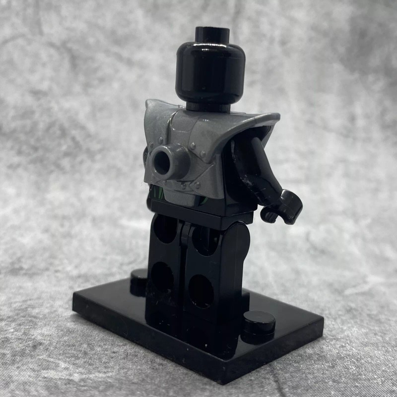 MuseBrickArts 5Pack Gray Cuirass Armor Blocks Accessories for Minifigures |