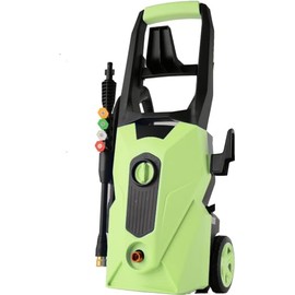 Electric Pressure Washer High Power Washers Electric Powered with 4 Nozzle and Soap Bottle, for Home, Cars, Fences, Patio (Green)