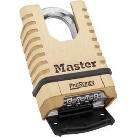 Master Lock, Brass, Padlock, ProSeries Set Your Own Combination Lock, 2-1/4 in. Wide, 1177D