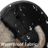 Harssidanzar CU606EU Aviator Hat Waterproof Winter Rabbit Fur Hats Lined