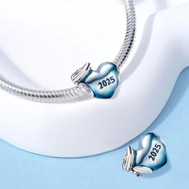 PHCLASY Graduation Cap Set Charms Compatible for Bracelets Graduation Jewelry Women's Bead Charms