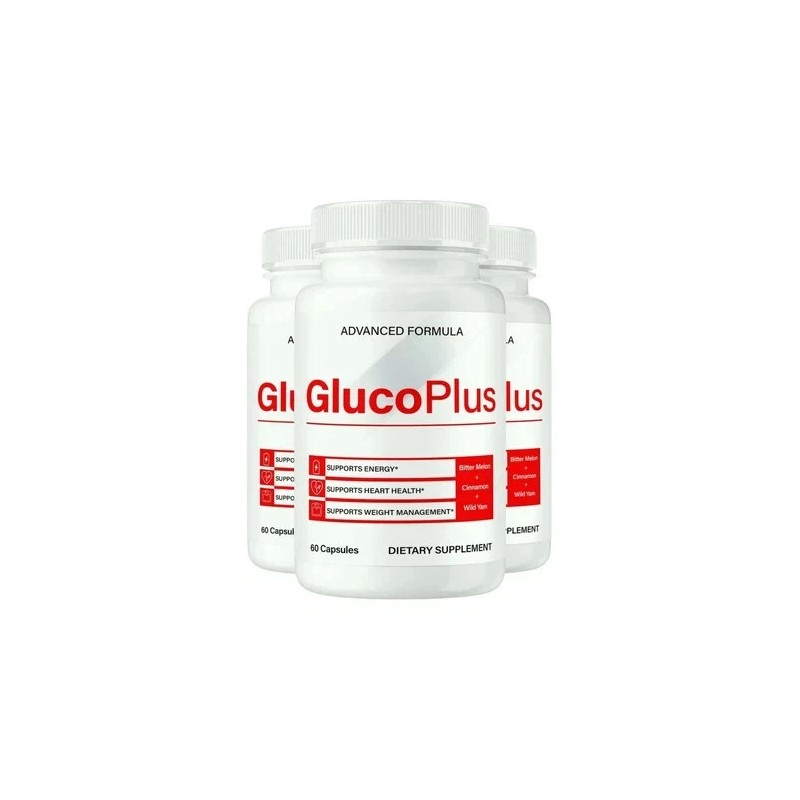 GlucoPlus Blood 3-Pack GlucoPlus Blood Optimizer, Gluco Plus Blood Support
