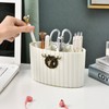 Makeup Brush Storage Box Large Capacity Orderly Storage Plastic Desktop