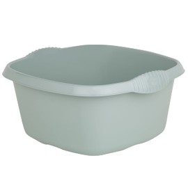 #11 1 x Bowl Green – 9 Litres – 32 x 32 cm – Square – Washing Up Bowl Water Bowl – Food Safe – Plastic Sink