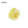 sourcing map 4pcs Round Bubble Level 18x9mm Mini Circular Bullseye