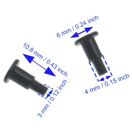 HAJXZH 10 Pcs 2.5 Inch Hard Disk Drive Shock Absorbing Screws PC Hard Disk Drive Mounting Accessories with Shock Absorption Rubber Washer for HDD SSD